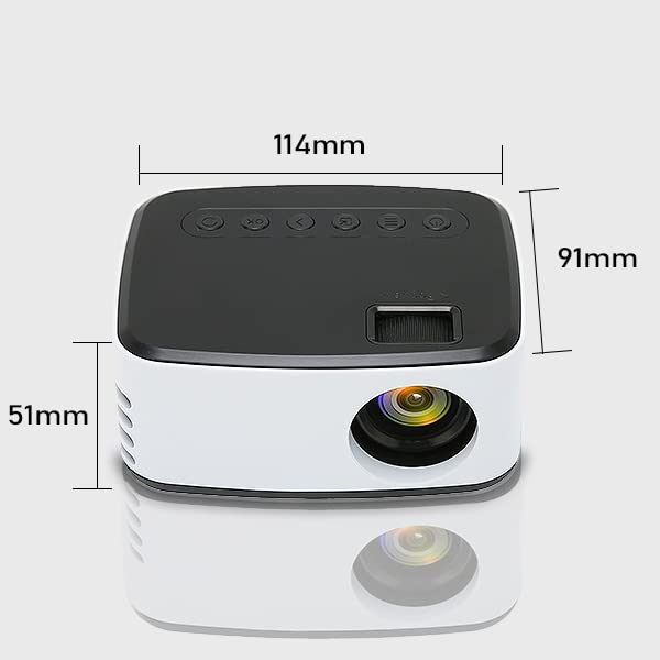 Mini Draadloze Projector, HD 1920 X 1080 Resolutie WiFi Draagbare Projectorondersteuning Draadloze Schermprojectie IOS Android-telefoons PS4 PS5 Tablet-laptop(#1) - Image 7