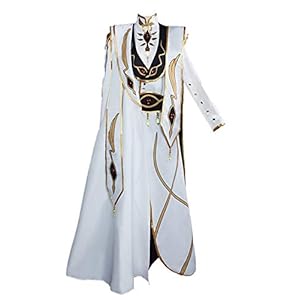 forevercos Lelouch Lamperou Cosplay Costume Code Geass Lelouch of The Rebellion Cosplay Costume Emperor Dress Halloween Costume (Male L) Multicoloured