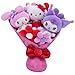 Hello Kitty - 12-inch Plush Valentine’s Bouquet - 9 Plush Included - Officially Licensed Sanrio Product from Jazwares