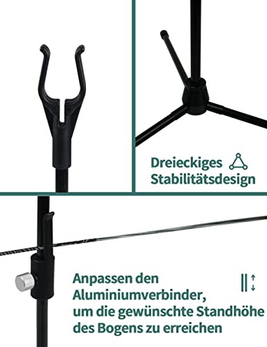 SHARROW Bogenschießen Wandhalter Bogenständer Verstellbarer Bogen Display Wandhalterung Lagerregal zur Anzeige Rest für Recurve Bogen, Bogenhalter Kleiderbügel Ziele Schießen Jagd im Freien 3 SHARROW Bogenschießen Wandhalter Bogenständer Verstellbarer Bogen Display Wandhalterung Lagerregal zur Anzeige Rest für Recurve Bogen, Bogenhalter Kleiderbügel Ziele Schießen Jagd im Freien – Bild 3