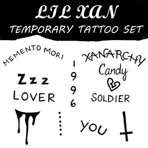 CARGEN Celebrity Realistic Face Temporary Tattoo Rapper Life-Size Temporary Tattoo Chest Arm Finger