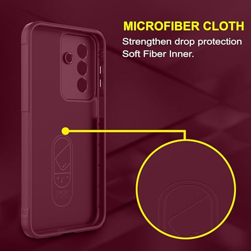 Image of Zapcase Back Case Cover for Samsung Galaxy M47 5G | Compatible for Samsung Galaxy M47 5G Back Cover | Liquid Silicon Magic Case with Camera Protection | Plum