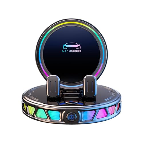 Cargador de teléfono inalámbrico para coche, soporte de carga rápida de 15 W, soporte de teléfono celular, cargador giratorio de 360 grados, para camión, automóvil, interior de automóvil