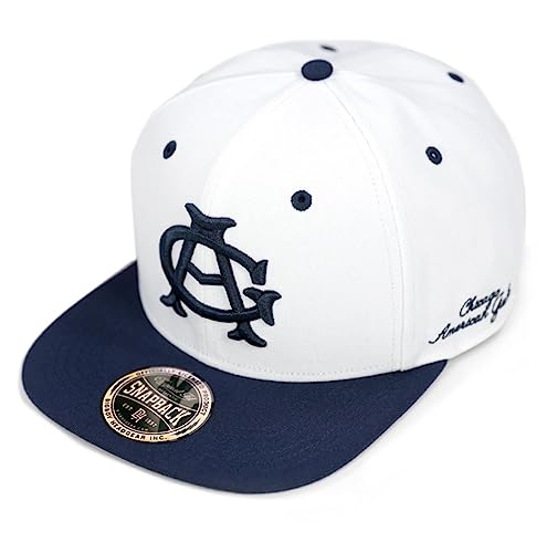 NLBM Negro Leagues M41 Chicago America Giants Snapcap Cap White miniatura 1