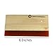 6" Silk Screen Printing Squeegee Single Durometer Ink Scraper With Drill Hole