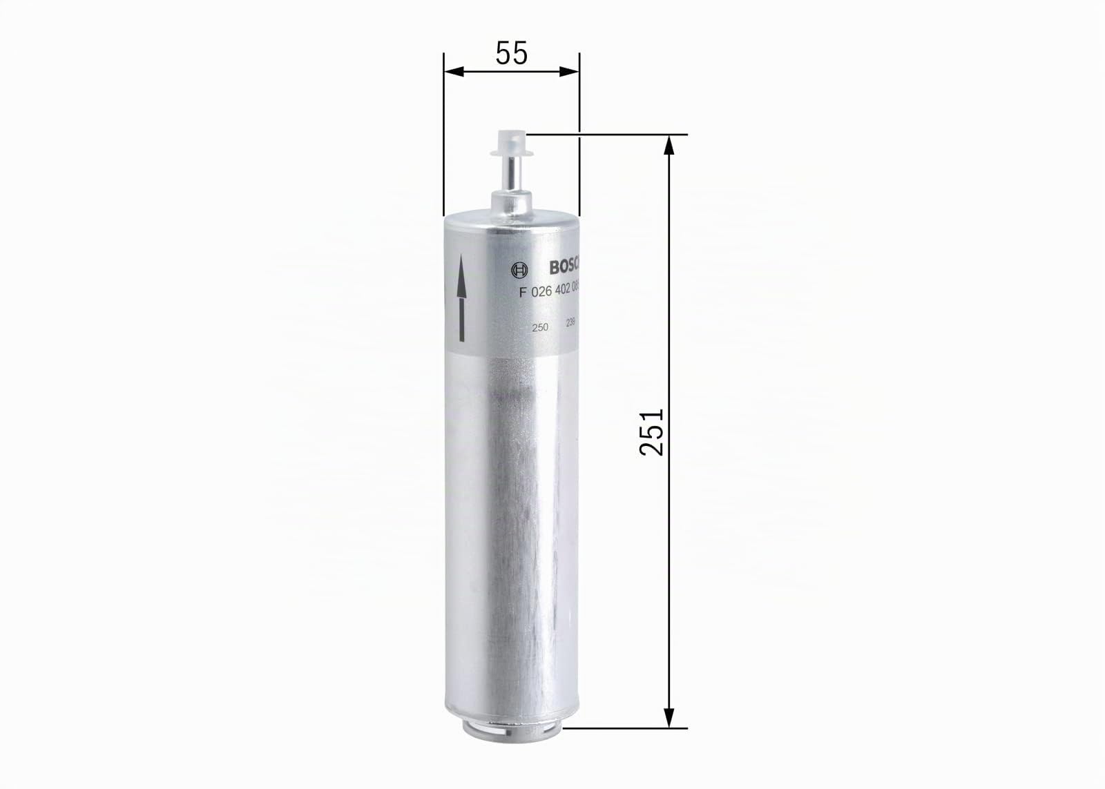 BOSCH Filtre à carburant F026402085 | Sépare les Particules du Carburant - Protège le Système d'Injection
