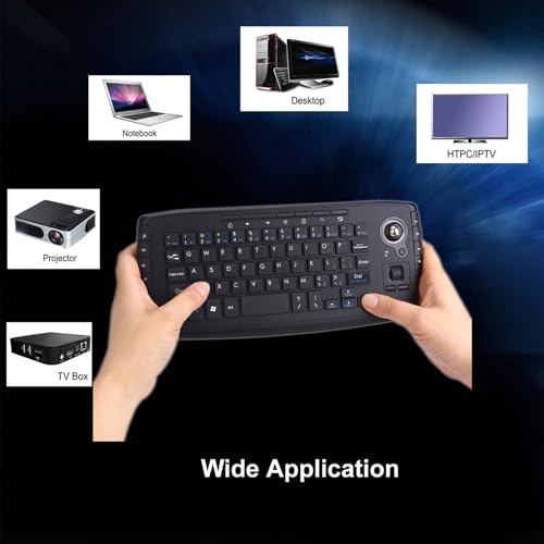 Clavier sans fil avec trackball ergonomique pour contrôler sa Android TV Box
