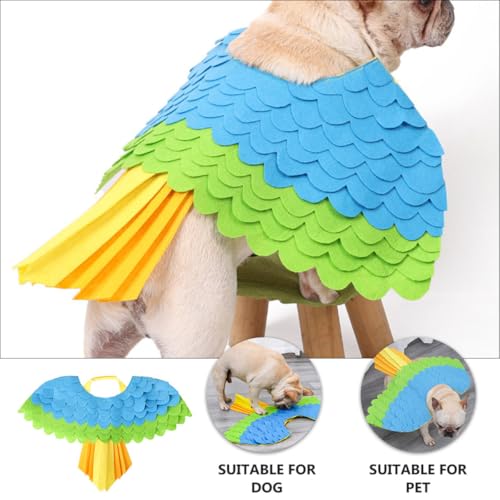 Disfraz alas de pájaro para perros y gatos tamaño mediano miniatura 6