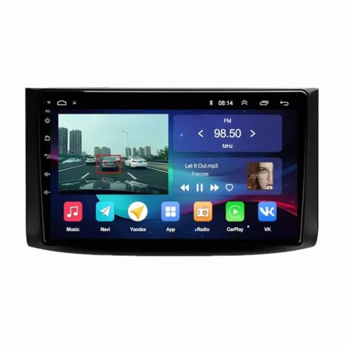 Navegador GPS Lifan 620 Solano 2008-2013 Android Auto Pantalla Táctil