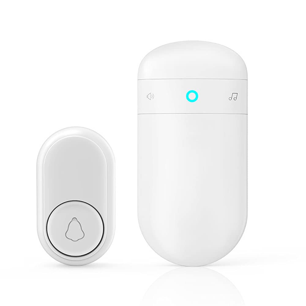 Timbre InaláMbrico Para Timbre Autogenerado M518,transmisión De Señal De Larga Distancia De 100 M, Señal Estable,IPV4 a Prueba De Agua, Anticongelante,protección Solar,adecuado Para Familias, Hoteles