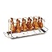 Barbecook support pilons de poulet en inox pour 12 cuisses de poulet, support pour barbecue, 37.5x15.5x2cm