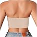 Women's Plus Size Sports Bras Front Closure Strapless Breathable Bra Non-Slip Cooling Push-Up & All-Day Wireless Bra Beige