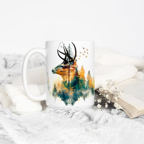 Taza de Cerámica Loftipop Nature Buck 15oz miniatura 3