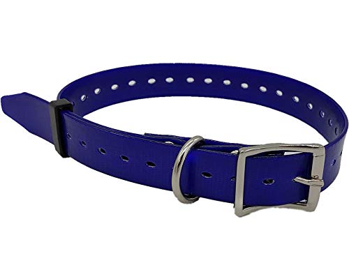 CANICOM Collar plastificado de Biothane Fluo 65 cm x 2,5 cm x 2 mm Morado -