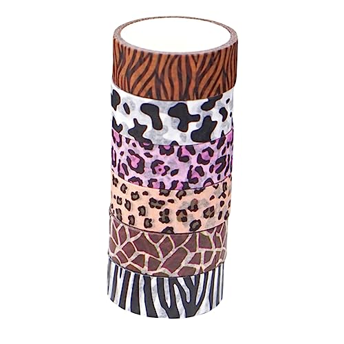 TEHAUX 6 Rollos De Cinta Adhesiva Con Diseño De Animales De Color Rosa Pegatinas Decorativas De Goldendoodle Para Uñas Cinta Adhesiva Para Álbumes De Recortes Cintas Adhesivas Para