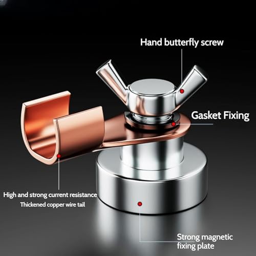 Image of Magnetic Welding Ground Clamp Support Ground Clamp Tools Welder Magnet Clamps fit For Metal Welding Tables Poles Railings