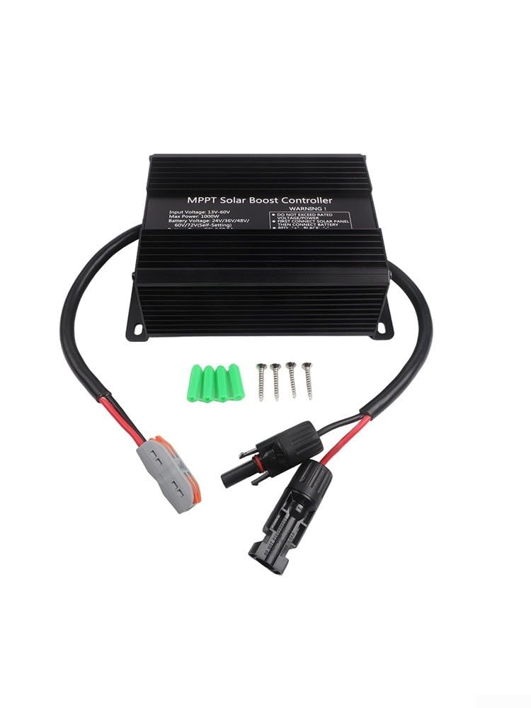 Controller di generazione di energia fotovoltaica da 1000 W per scooter elettrici da 24 V, 48 V, 60 V, 72 V, regolatore di carica per batterie al piombo e batterie