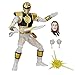 Power Rangers Lightning Collection 6-Inch Mighty Morphin Metallic White Ranger Collectible Action Figure Toy with Accessories