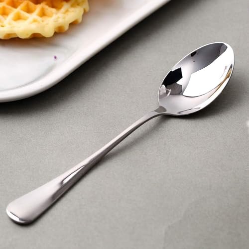 Image of Portable Utensils Set with Case - Reusable Stainless Steel Cutlery Set, Eco-Friendly 3-Piece Knife Fork Spoon Travel Set for Camping, Office, School, Picnic & Outdoor Use (Silver)