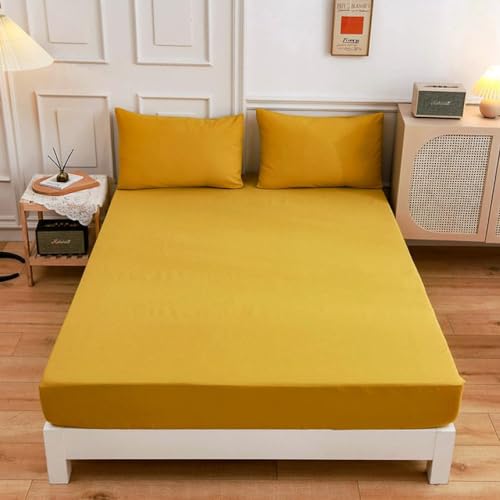 Couvre-lit noir ajusté matelas pour éviter les draps qui glissent la nuit