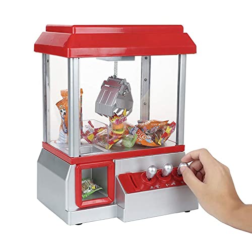 XTD Claw Machine Arcade Game | Candy Grabber & Prize Dispenser Vending Machine Toy for Kids for Children - Electronic Claw Toy Candy Grabber Crane Machine with Led Lights and Sound Effects