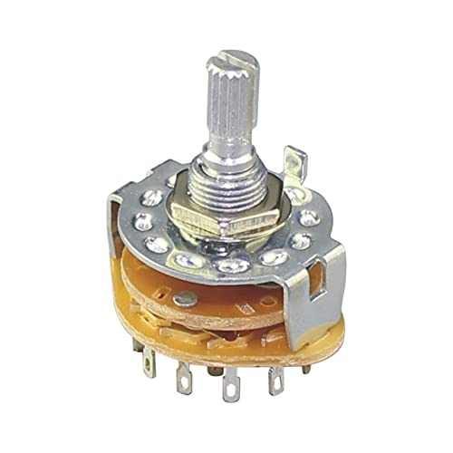 Commutateur rotatif 1P12T JCAKES en métal 20mm pour circuit