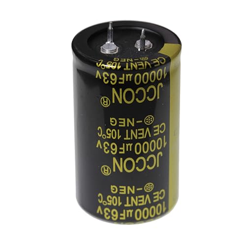 2 Piezas 63V 10000uF 30x50 30x50mm Condensador electrolítico de 2 pines con terminal a presión para soldar