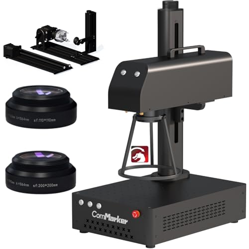 【Design elegante e funzionale】 La macchina per incisione laser B4, nell'elegante colore nero, è disponibile con potenze di 20W, 30W e 50W. Funziona sia come macchina da tavolo che come portatile, risultando versatile per diverse applicazioni di marcatura.
