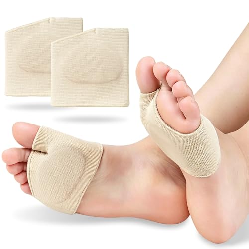 Almohadillas Para Pies Metatarsianas, Almohadillas Metatarsales Transpirables, CóModas Y Suaves, Reducen La PresióN En El Antepié, Lavables Y Reutilizables Para Mujeres Y Hombres, Uso Diario