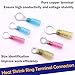 smseace 360PCS Heat Shrink Ring Terminals #10,1/4