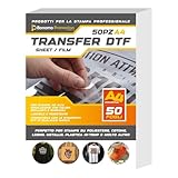 Bonomo Promotion Italia DTF Transfer - Film/Fogli Formato A3 per Trasferimento Termico Stampa DTF Direct to Film