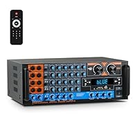 【Intuitive Interface】: A user-friendly control panel with a digital display and dedicated knobs makes it easy to adjust various settings. conveniently enjoy music and other audio content directly from your smart device. 【Advanced Audio Control】: 5.1 ...