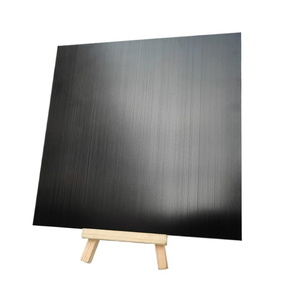 Hoja de aluminio anodizado negro 5052 grabado láser en 1,5 mm de espesor, 1 pieza(442x65mm)