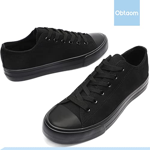 Obtaom Women’S Canvas Shoes Low Top Fashion Sneakers Slip On Walking Shoe thumb #5