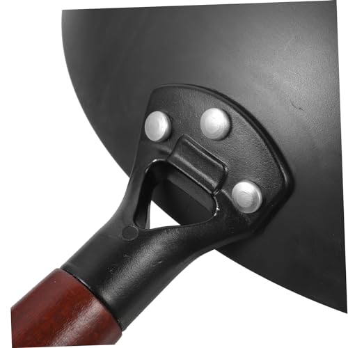 Wok de hierro antiadherente para cocina a gas miniatura 4