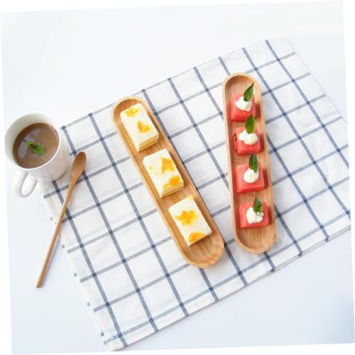 Plato rectangular de sushi estilo japonés PRETYZOOM miniatura 3