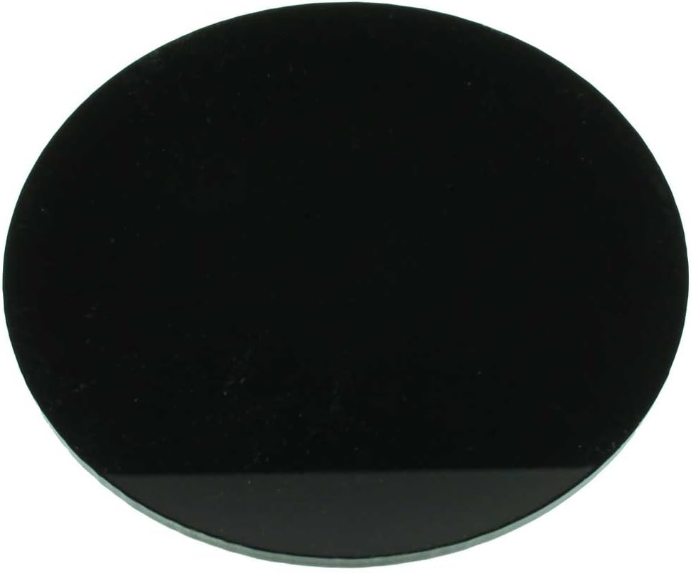 LITKO 4-Inch (100mm) Circular RPG Miniature Base | Gargantuan Creature | Black 3mm Acrylic | Compatible with D&D & Pathfinder