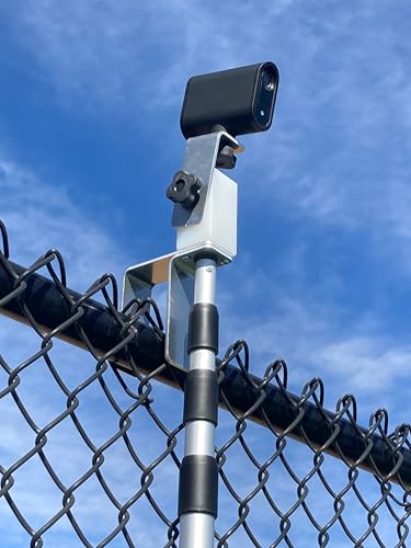 MYTENNISTOOLS QM-1 Tennis Camera Mount for Camcorders, Pocket Cameras, Action Cams, and Smartphones. Fence Mount for Recording & Streaming Tennis or Pickleball