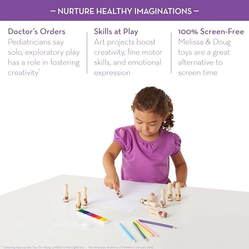 gifts for art-loving kids wooden storage tray and stamps