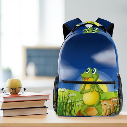Sac à dos d'école grenouille ergonomique contre le mal de dos