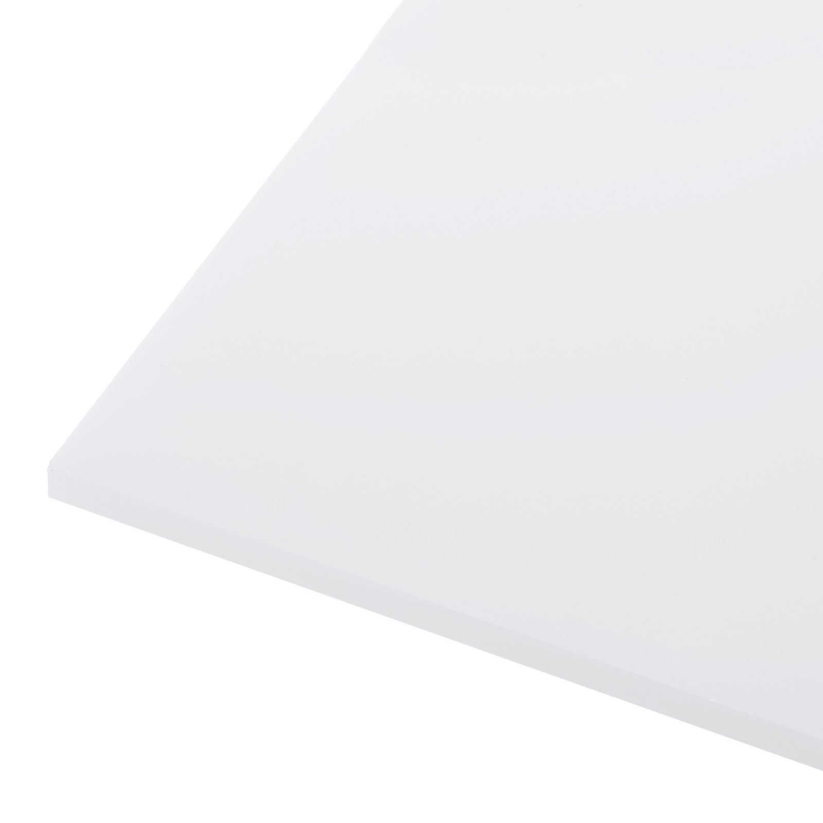 Rebower 1219 x 305 x 3mm HDPE Plastic Sheet, High Density Polyethylene Sheet Cutting Board White Solid Block, [for Marine, DIY, Home Floor]