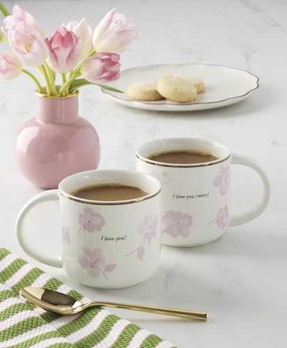 Image of kate spade new york Spring Pansies Mugs, Set Of 2