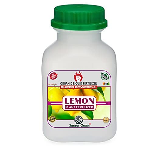 Sansar Green® Lemon Plant Liquid Fertilizer, Premium Essential Super Powerful Liquid Fertilizer for the Best Growth of Citrus Plants with Fruiting Nutrients and Charged Micro-Organism (50 ml + 50ml) (B09H5XY347) Amazon Price History, Amazon Price Tracker
