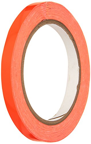 Image of TapeCase TC414 UPVC Tape, Fluorescent Orange - 3 /8 inch x 72yd (1 Roll)
