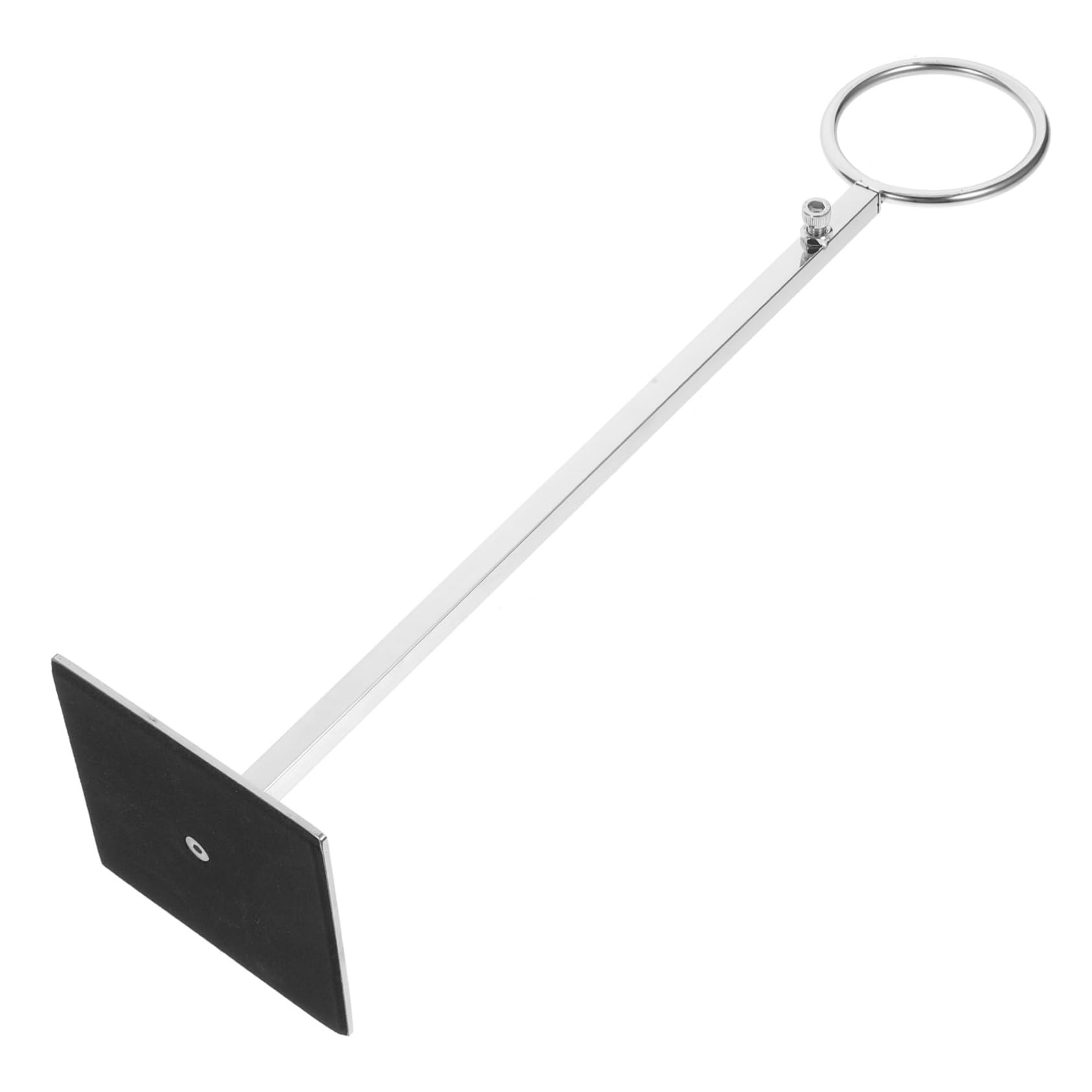 Amosfun Expositor para Bufandas y Corbatas de Hierro Plata Estructura Resistente y Altura Ajustable para Maximizar Espacio en Closet