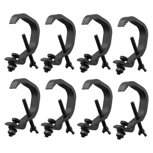 Pince éclairage scène crochet noir boucle rapide tube structure 51mm