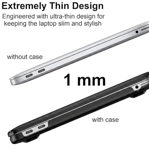 Image of Midkart Case Compatible with MacBook Neo 13 inch Case 2026 Release Model A3404 with A18 Pro Chip Matte Finish Scratches & Fingerprints Resistant Hard Shell Cover with Reinforced Corners, Black