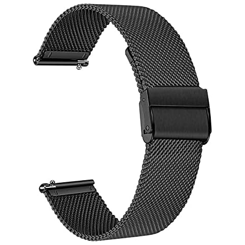Metal Mesh Band,Watch Strape Metal Strap for Watch GT2e / GT2 46MM 2 Band Bracelet Stainless Straps Wrist Band (Band Color : Black-m) Cover