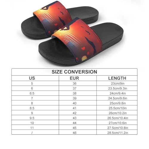 World War II U.S. Flag Soldier Shower Slippers for Women Men Casual Non-Slip Slide Sandals Beach Bathroom Shoes2