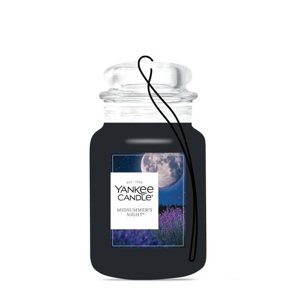 Image of Yankee Candle Paper Car Jar, Balsam & Cedar, Clean Cotton, Coconut Beach, Midsummer Night, Pink Sands & Sage & Citrus (Variety Pack)